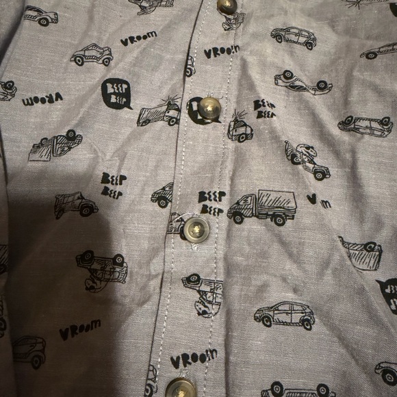 Wrangler Gray Shirt with Car Design - Picture 2 of 3